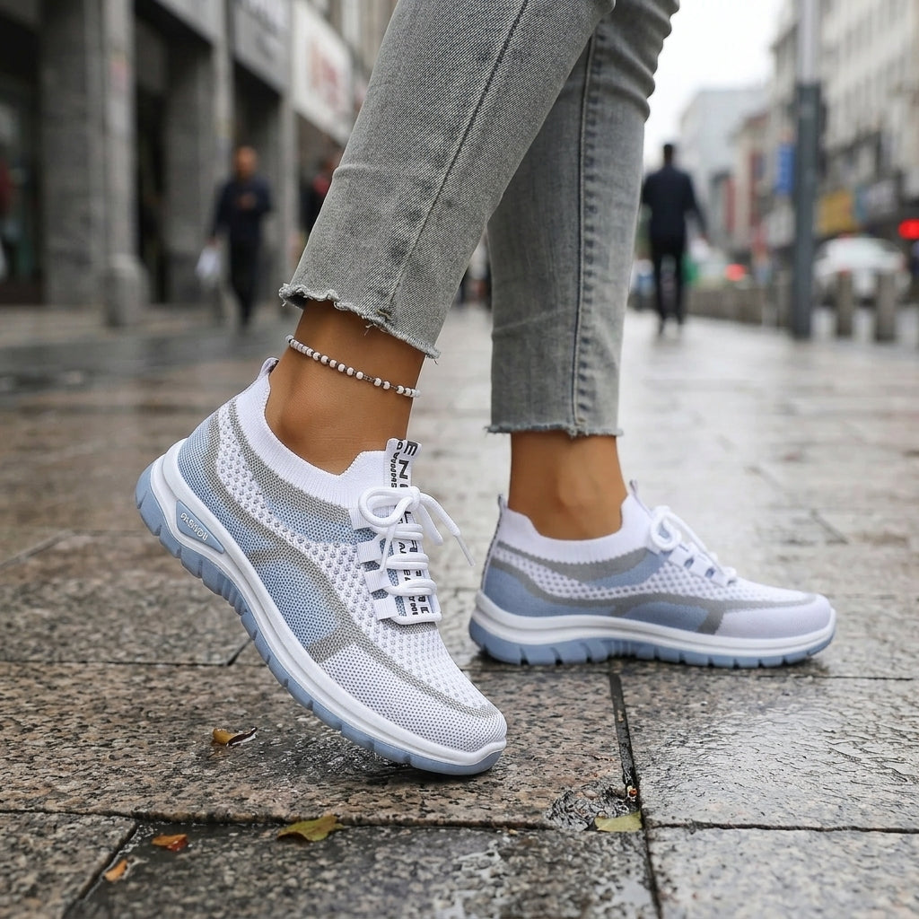 White & Blue