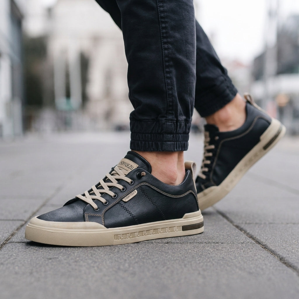 Black & Beige