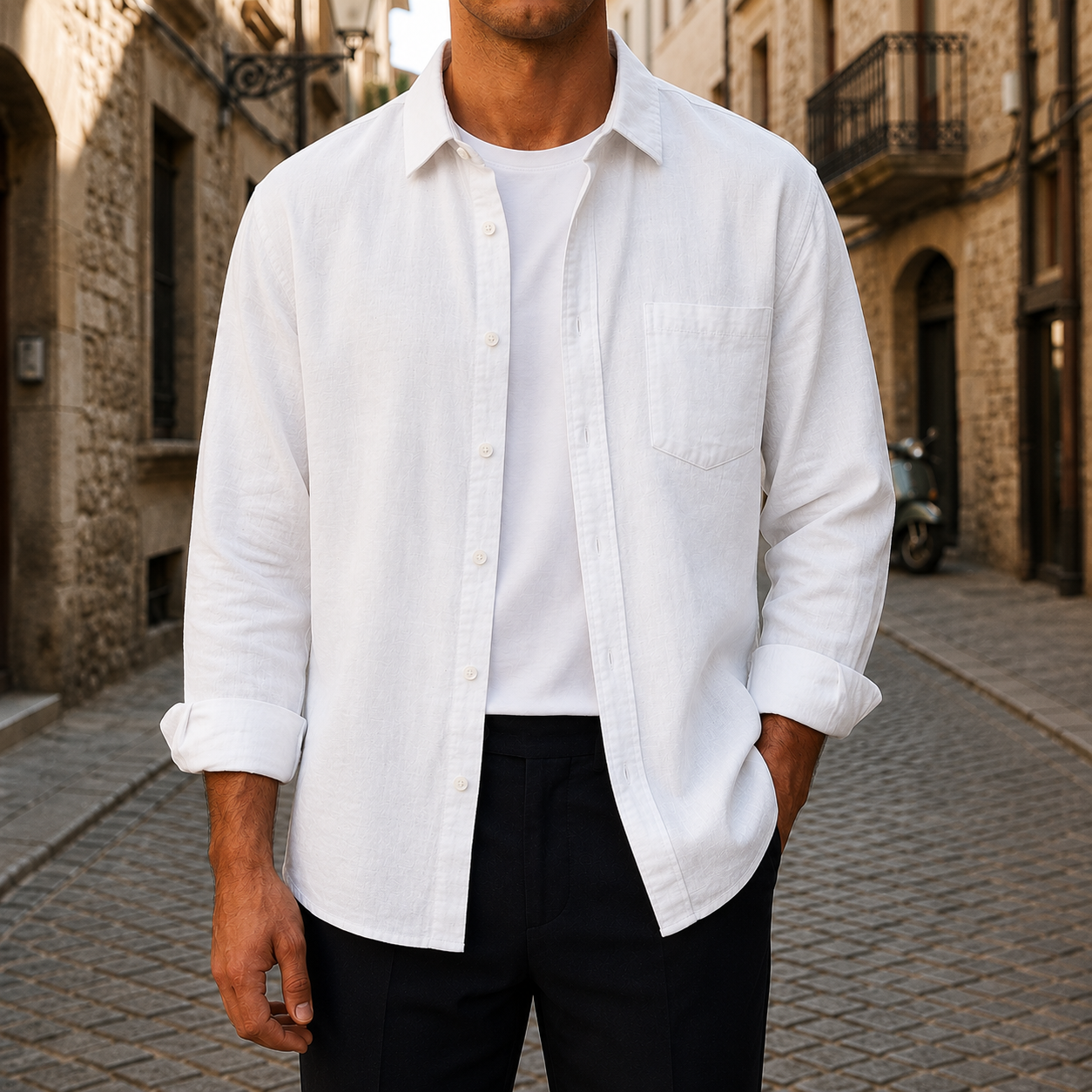 Valence 100% Linen Shirt