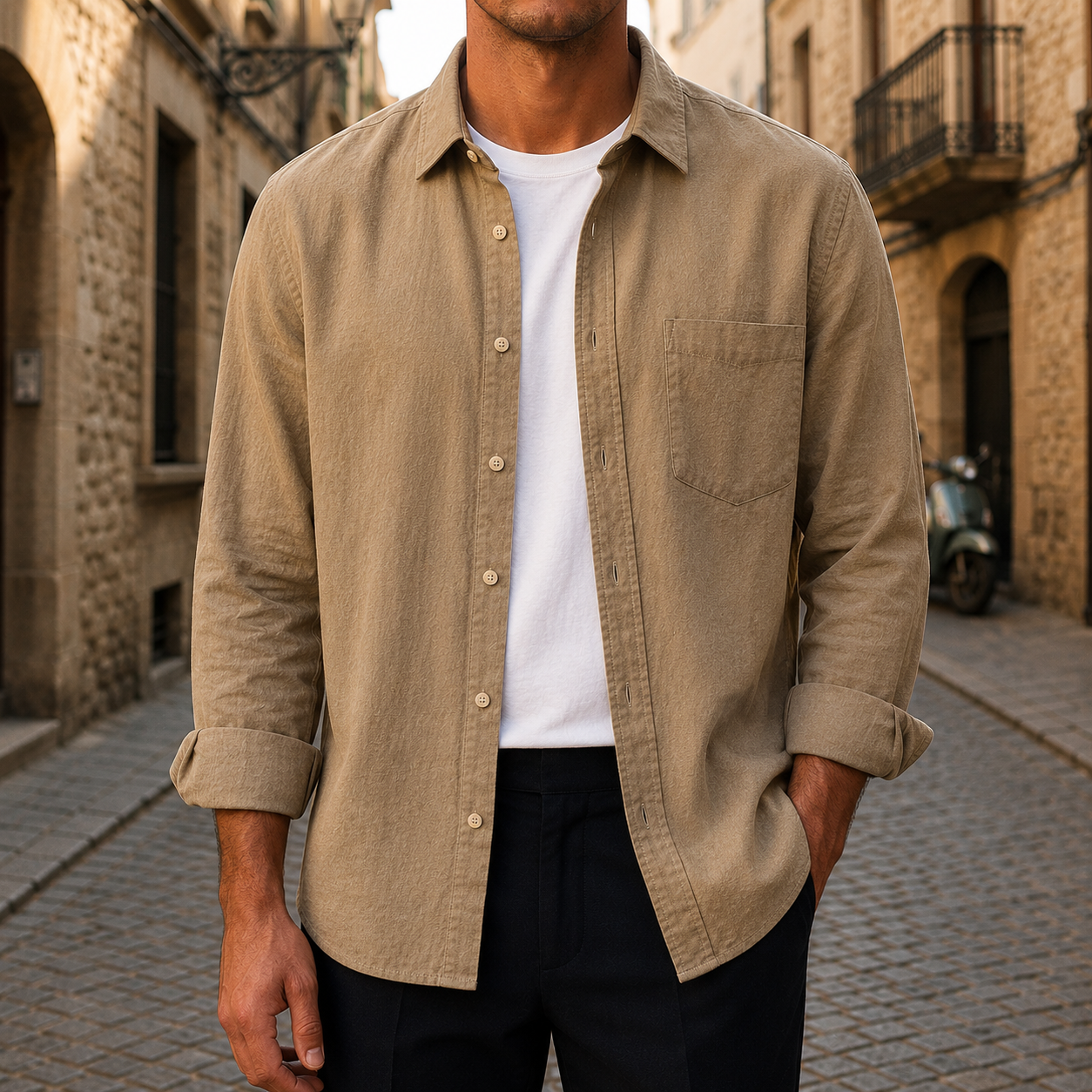 Valence 100% Linen Shirt
