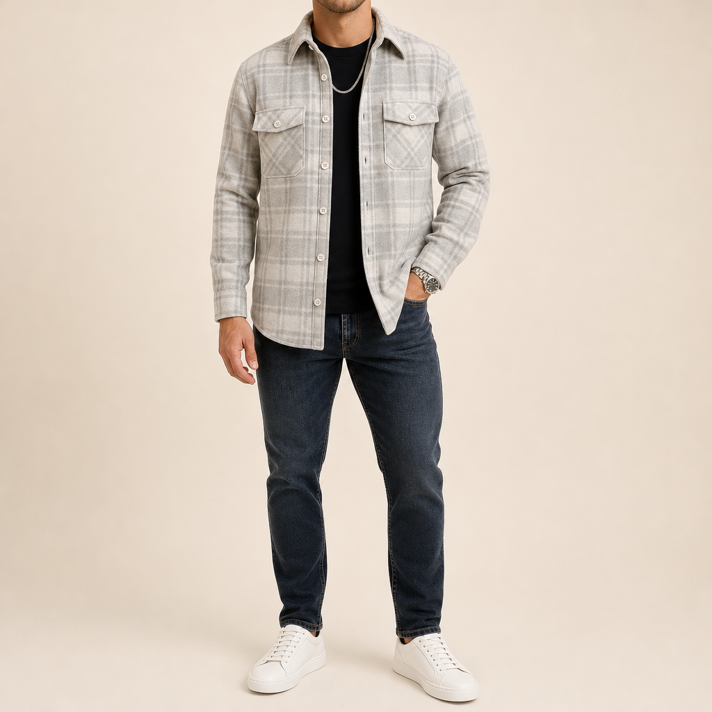 Renzo Plaid Overshirt