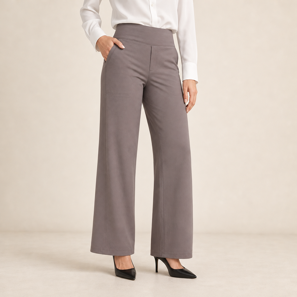 Luciana Wide Leg Stretch Pants