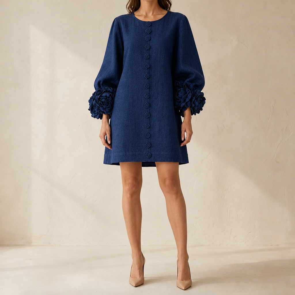 Ilaria Floral Cuff Dress