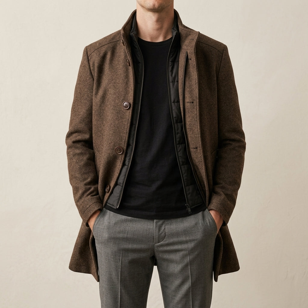 Leandro Wool Overcoat