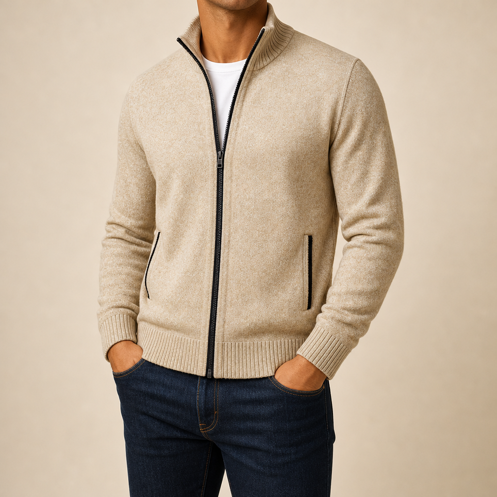 Sergio Full-Zip Cardigan