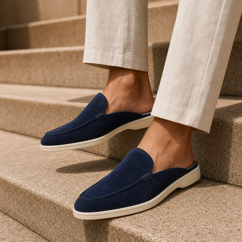 Vincenzo Moc Toe Loafer Mules