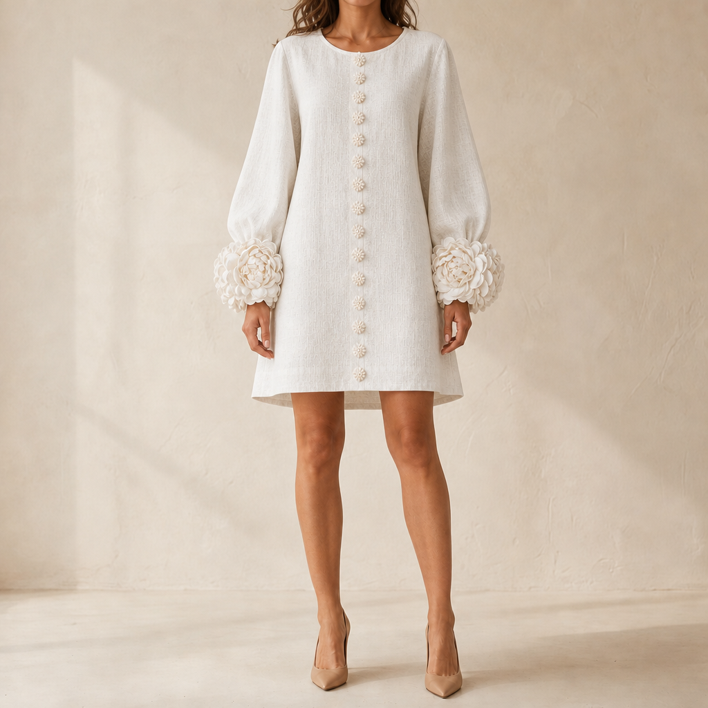 Ilaria Floral Cuff Dress