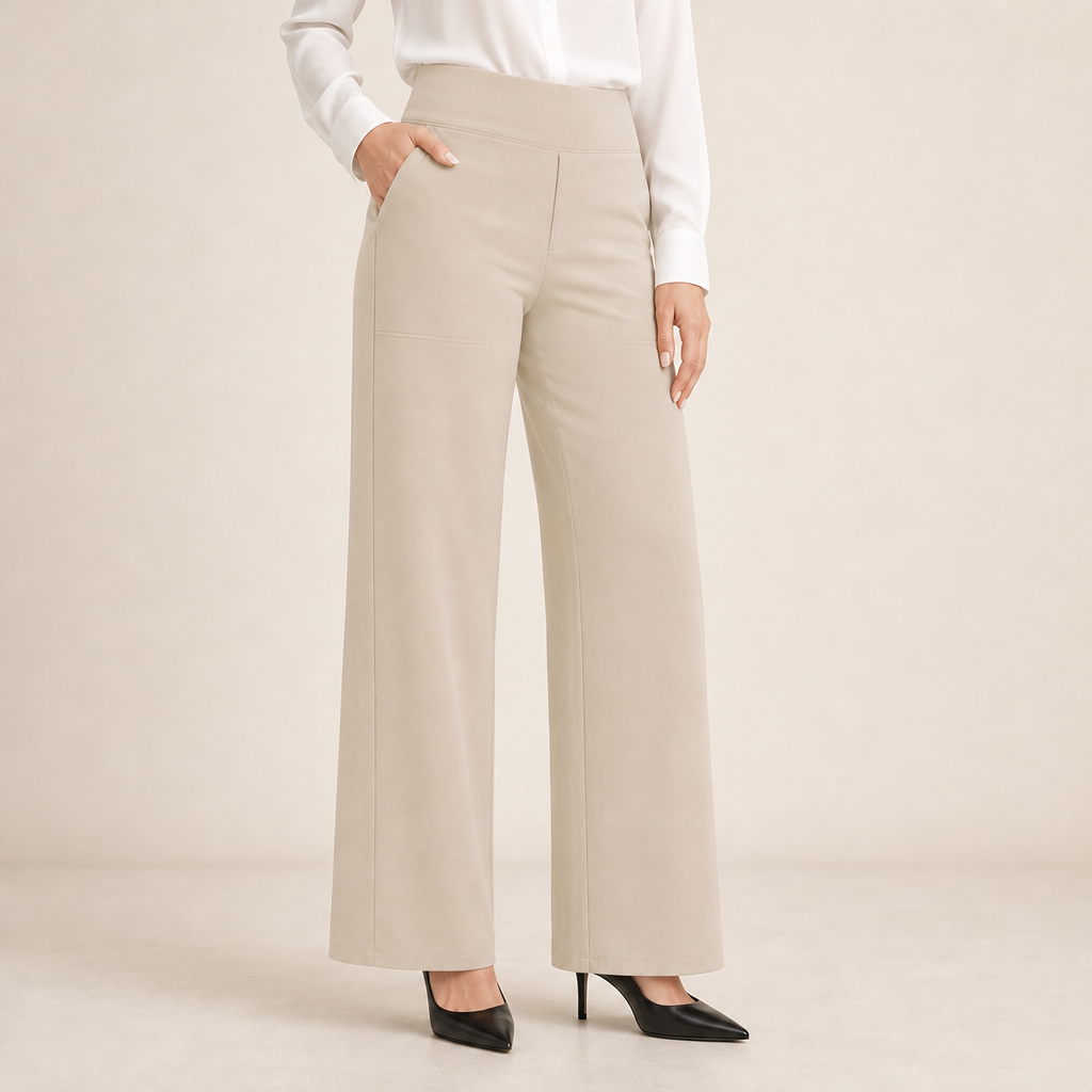Luciana Wide Leg Stretch Pants
