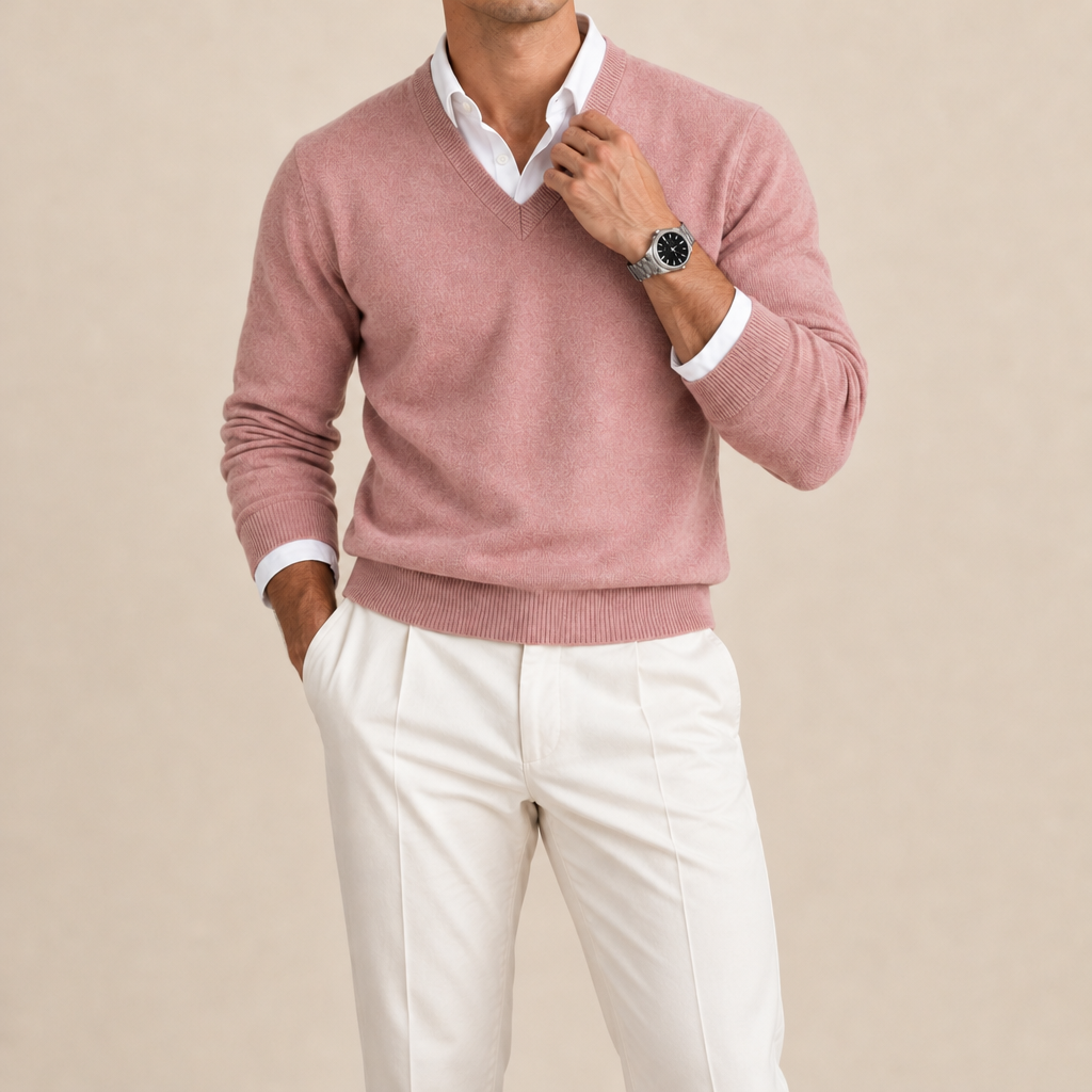 Valerio Cashmere V-Neck Sweater