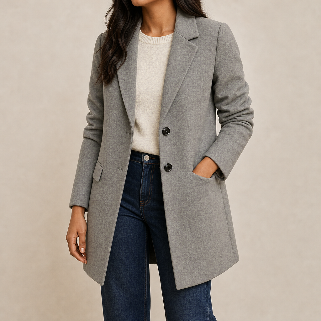 Grazia Tailored Mid-Length Coat