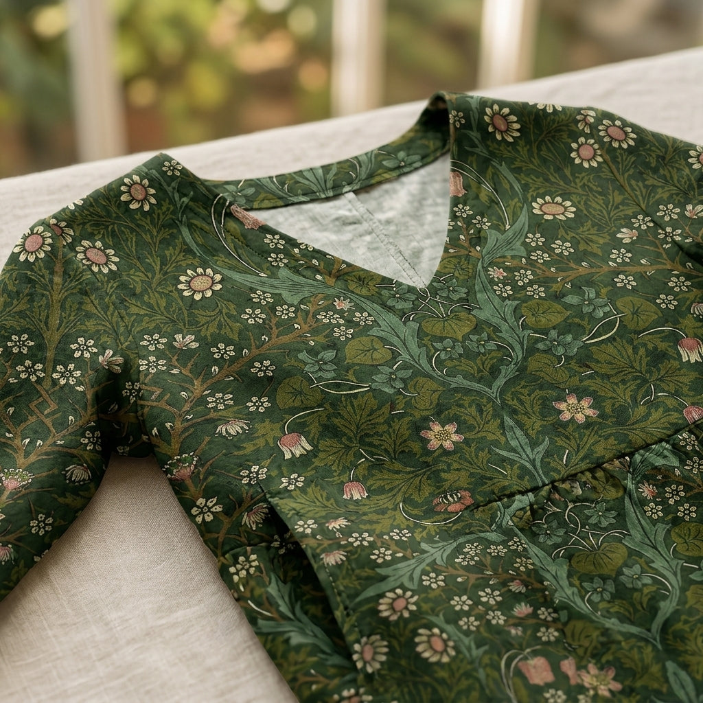 Ginevra Floral V-Neck Tunic