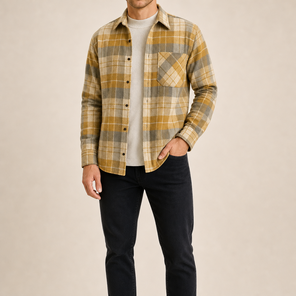 Renzo Plaid Overshirt