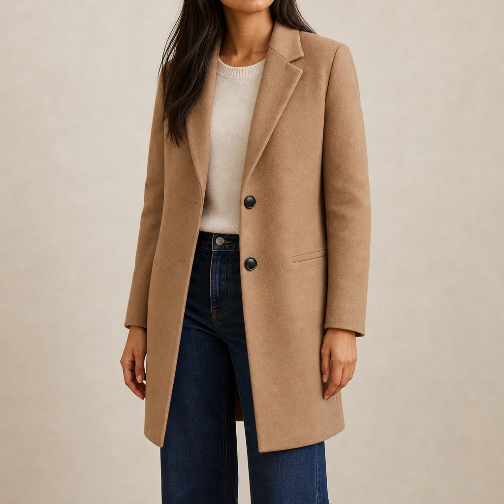 Grazia Tailored Mid-Length Coat