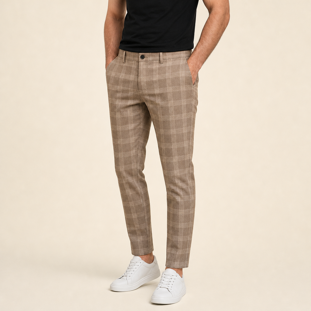 Tiziano Checkered Trousers