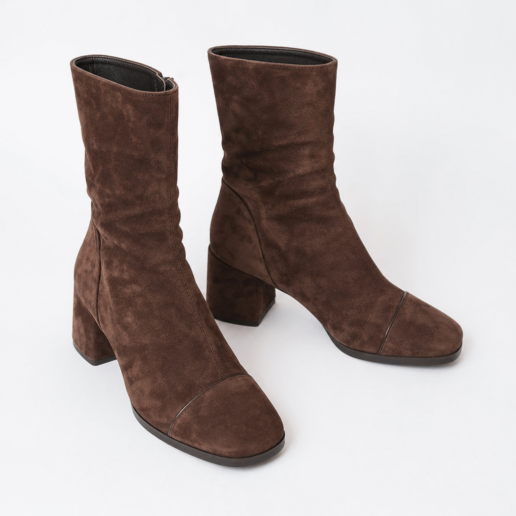 Livia Square Toe Ankle Boots