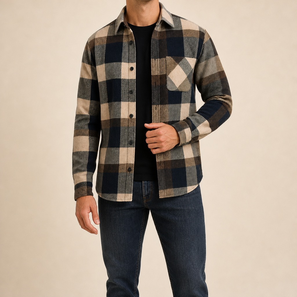 Renzo Plaid Overshirt