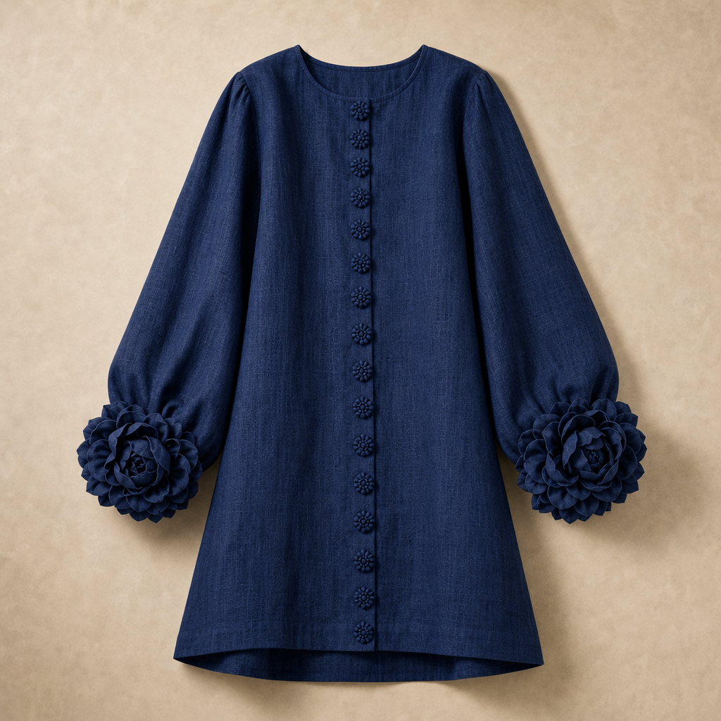 Ilaria Floral Cuff Dress