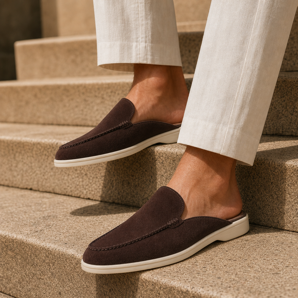 Vincenzo Moc Toe Loafer Mules