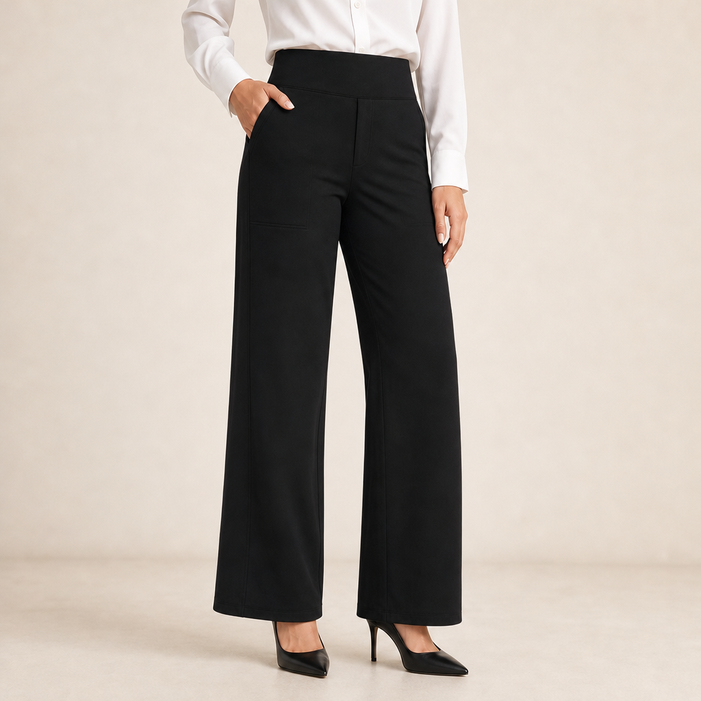 Luciana Wide Leg Stretch Pants