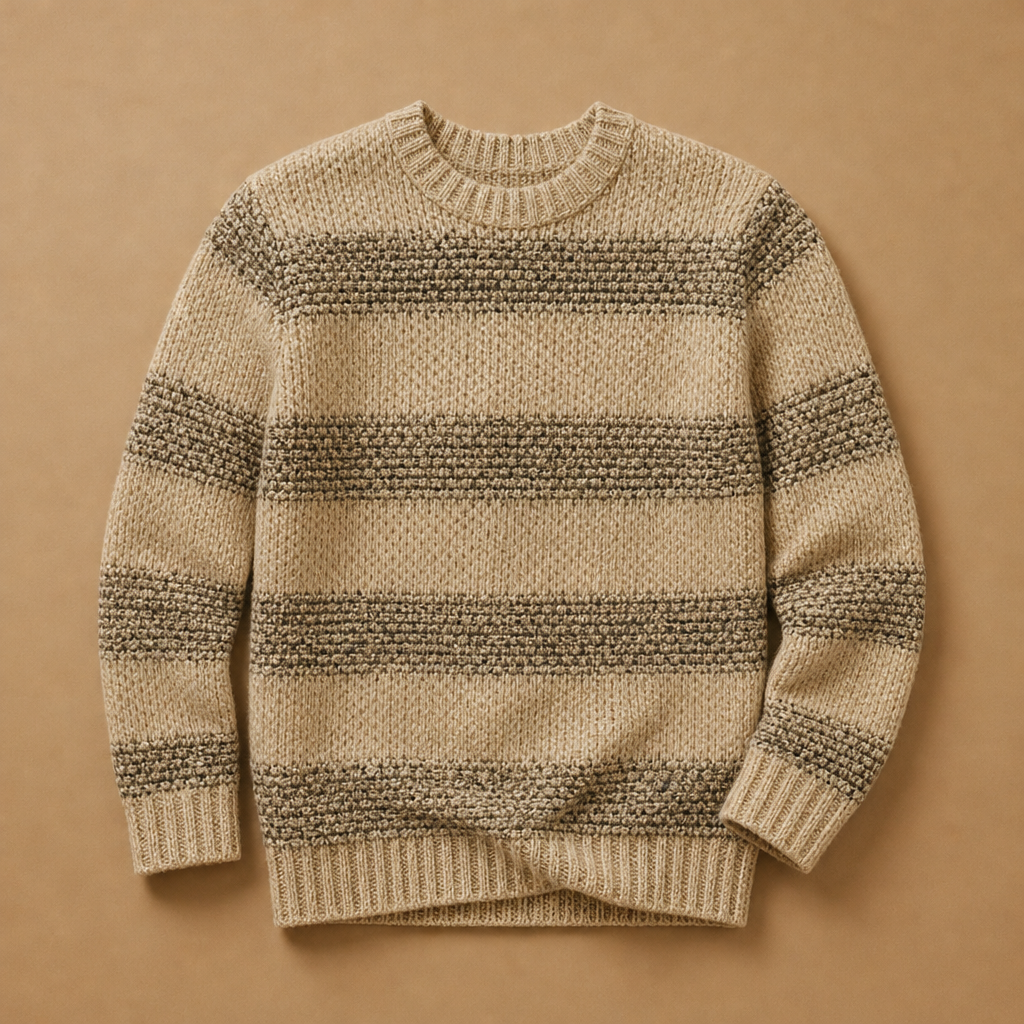 Elio Textured Knit Sweater