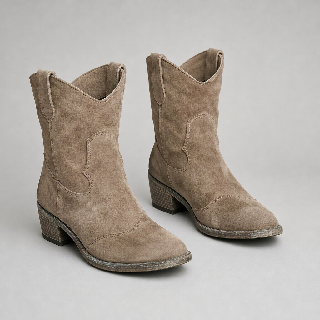 Caterina Western Ankle Boots