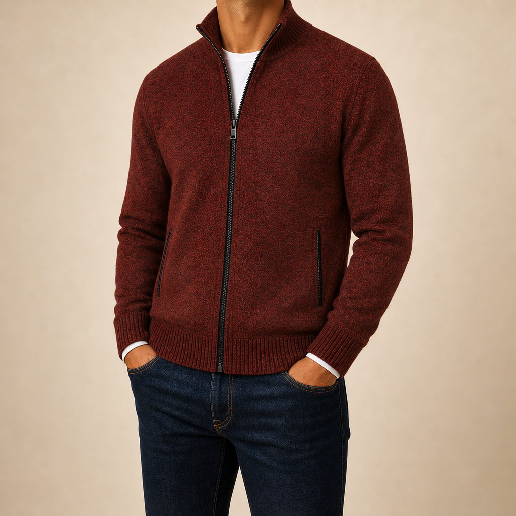 Sergio Full-Zip Cardigan