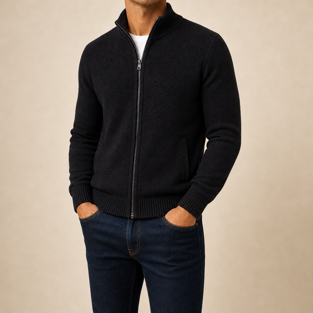 Sergio Full-Zip Cardigan