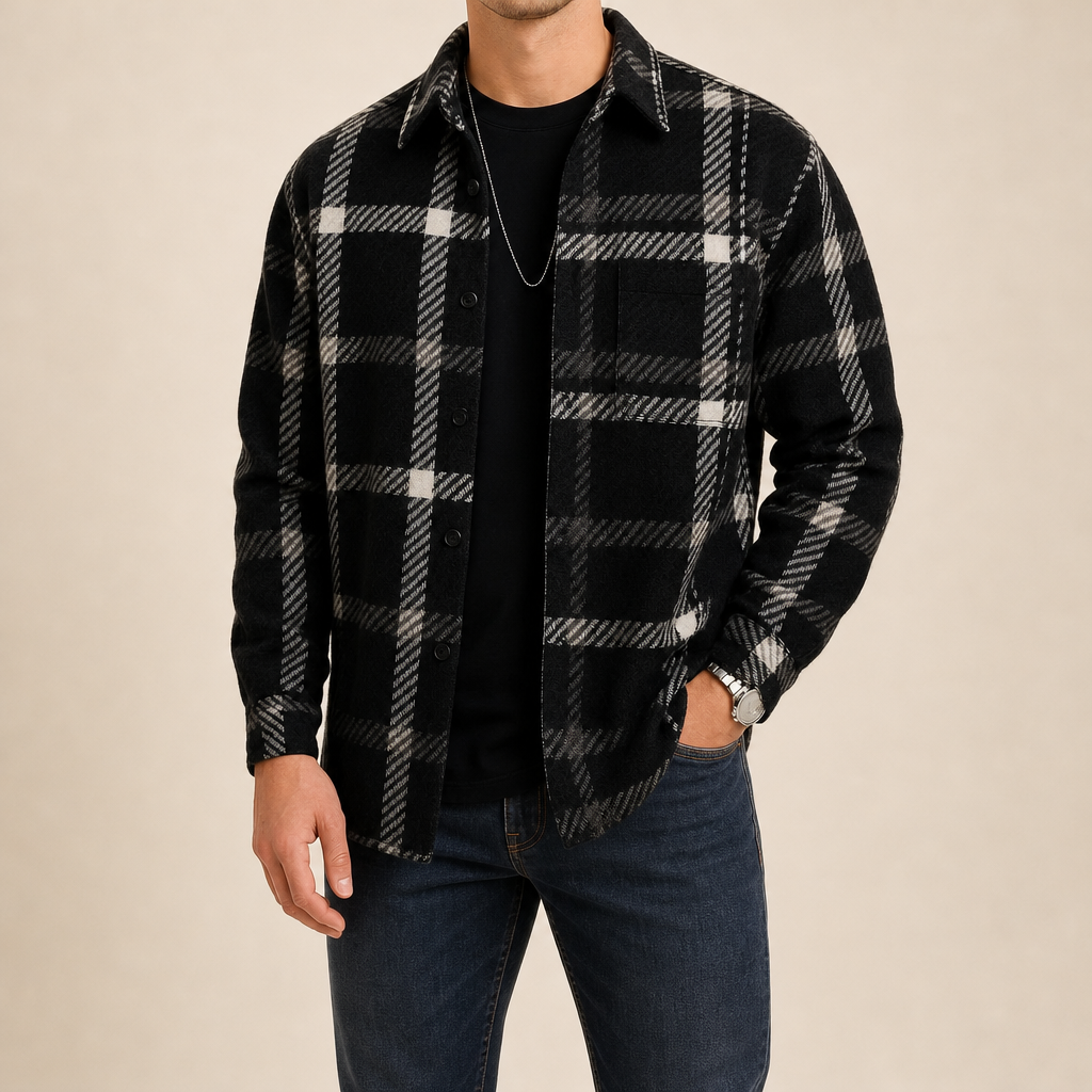 Renzo Plaid Overshirt