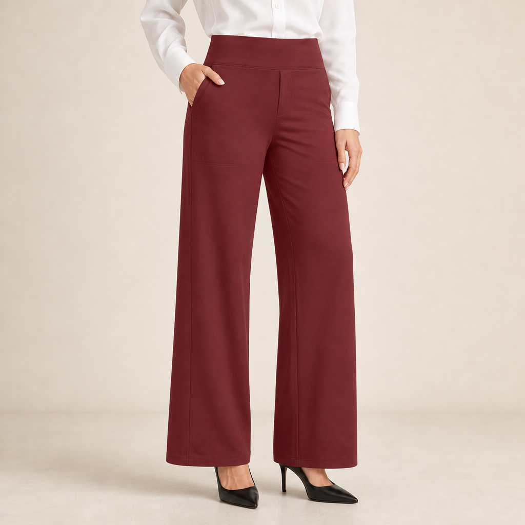 Luciana Wide Leg Stretch Pants