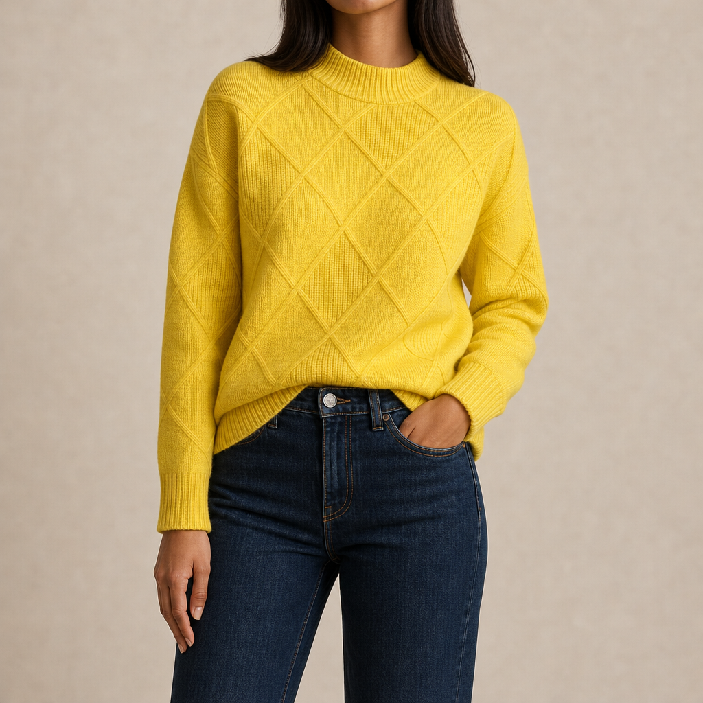 Elettra Diamond Turtleneck Sweater