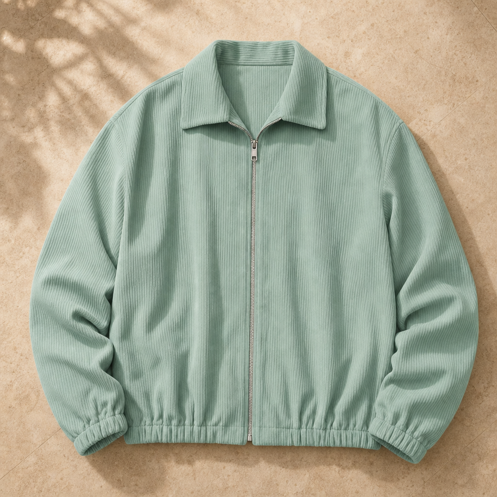 Fausto Ribbed Zip Jacket