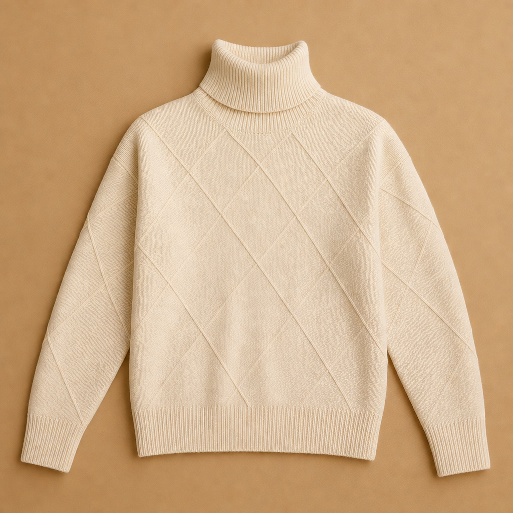 Elettra Diamond Turtleneck Sweater