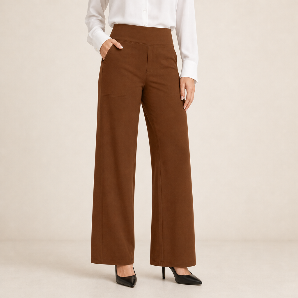 Luciana Wide Leg Stretch Pants