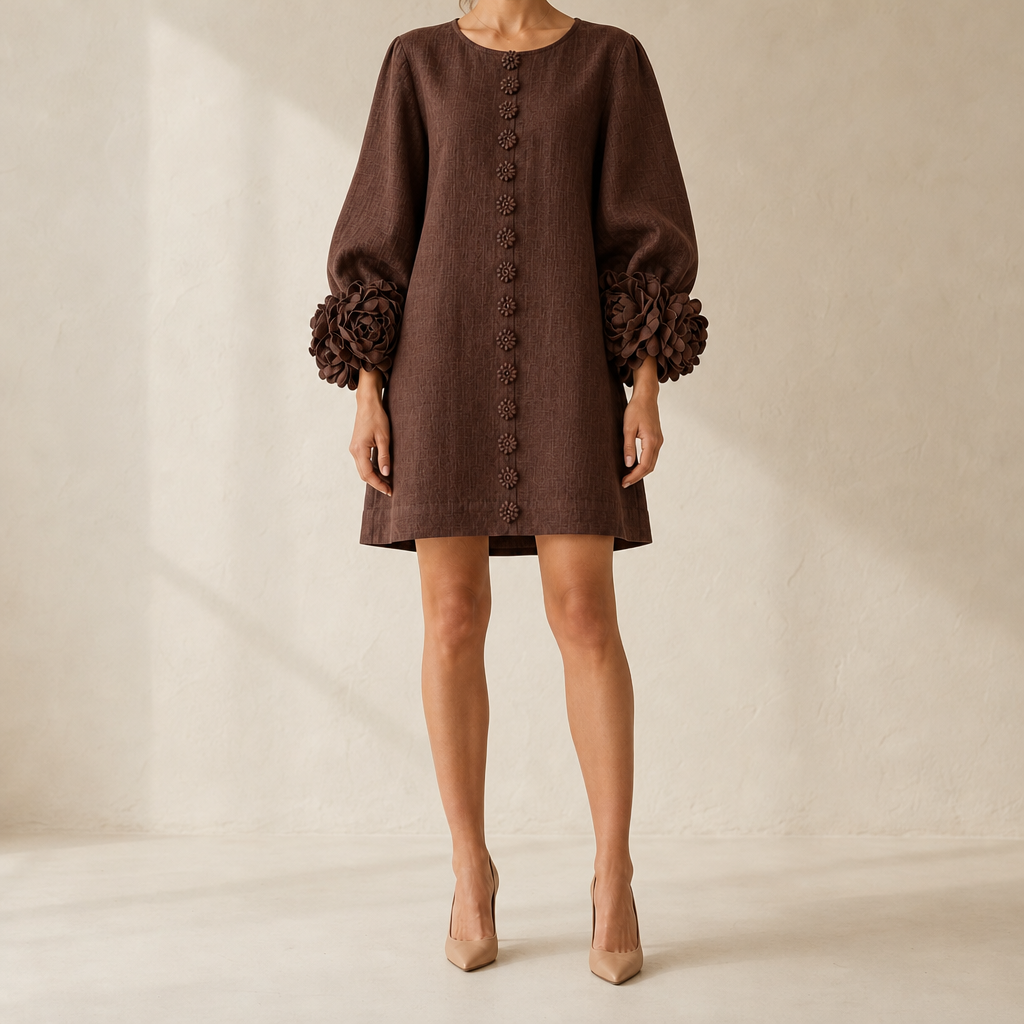 Ilaria Floral Cuff Dress